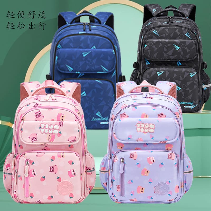 Schoolbag primary school girls large capacity children's spine protector girls three to six 2026 new first grade burden reduction ultra-light