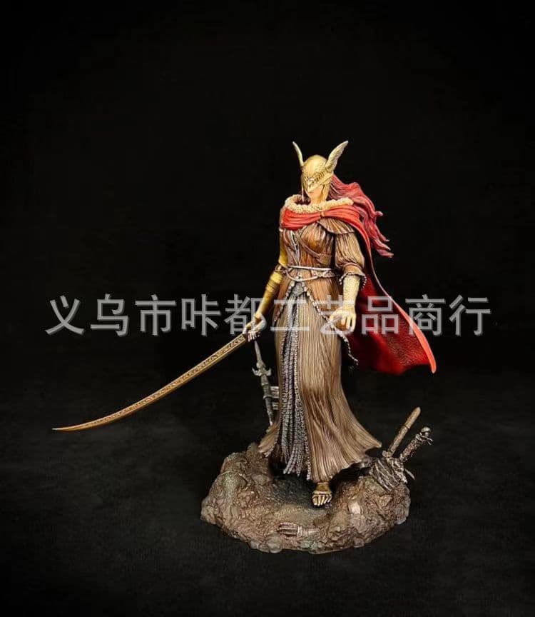 Cross-border New Elden Ring Valkyrie Statue Collection Resin Crafts