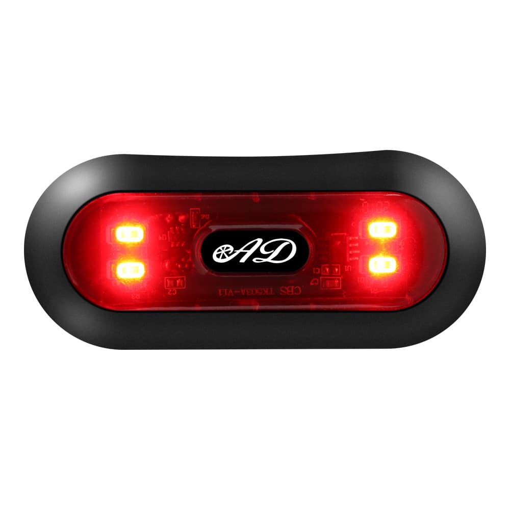 Rechargeable LED Headlight for Motorcycle Helmet Bicycle Night Running Tail Light Cycling Blasting Flash Waterproof Warning Light