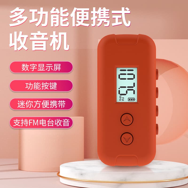Custom Radio Broadcast FM Radio for CET-4/6, Language Exams, Portable FM Radio