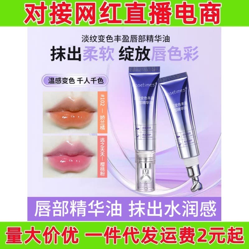 Rosetimes Color-Changing Lip Balm - Reduces Lip Lines and Enhances Lip Moisturizing Effect