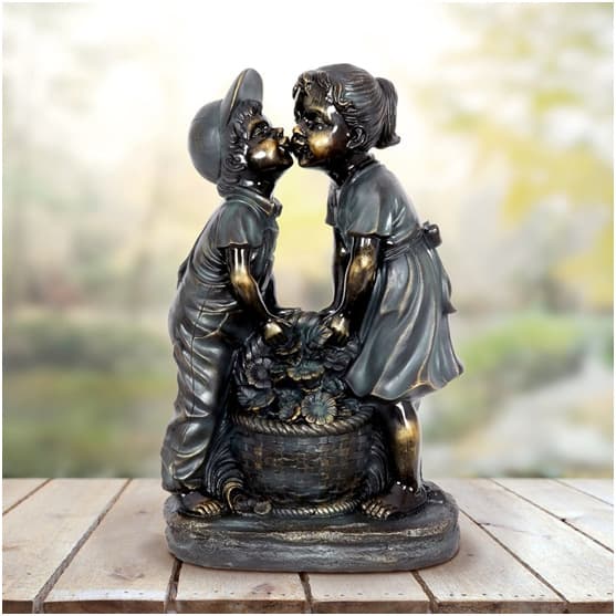 Amazon Cross-Border Resin Park Statue Small Ornaments American-Style Figurines Handmade Cute and Exquisite Christmas Decorations