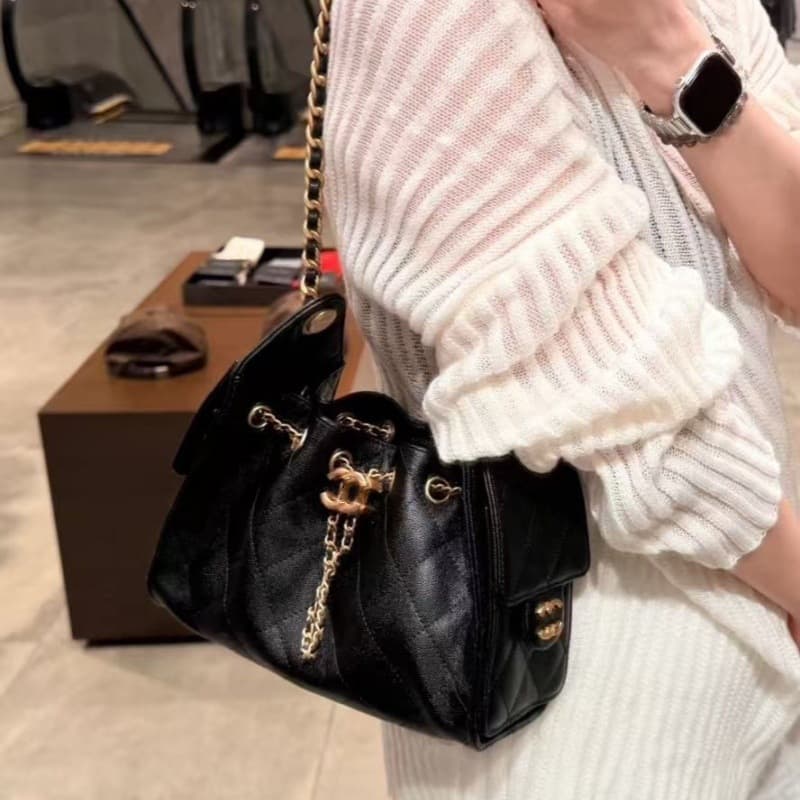 Factory Direct 26C Small Fragrance Style 25BAG Hippie HOBO Underarm Bag Diamond Quilted Chain Drawstring Fashion One-Shoulder Women's Bag