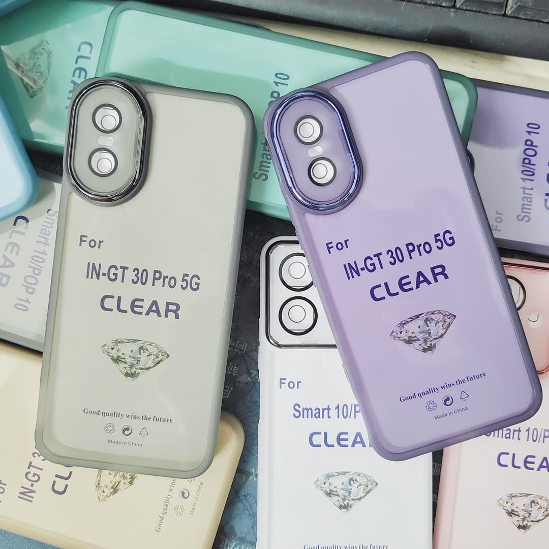 Meitong Color Mirror Case for TECNO SPARK30C 4G, Color Mirror TPU Electroplated Lens Film Soft Case