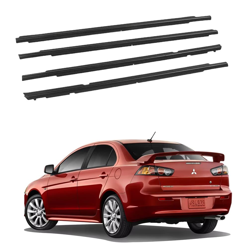 Suitable for Mitsubishi Lancer 2008-2017 automotive window glass sealing strips, external sealing strips, and door exterior water barriers