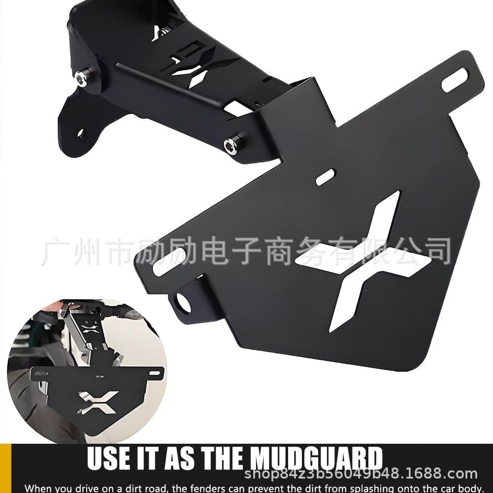 Compatible with CFMOTO 700CLX 700CL-X License Plate Bracket Motorcycle Modified Accessories Rear Tail License Plate Holder
