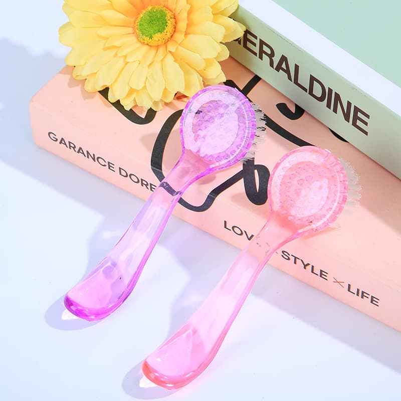 Nail Art Brush Wholesale Dust Brush Round Head with Lid Large Nail Brush Dust Cleaning Brush Soft Bristle Pipe Brush
