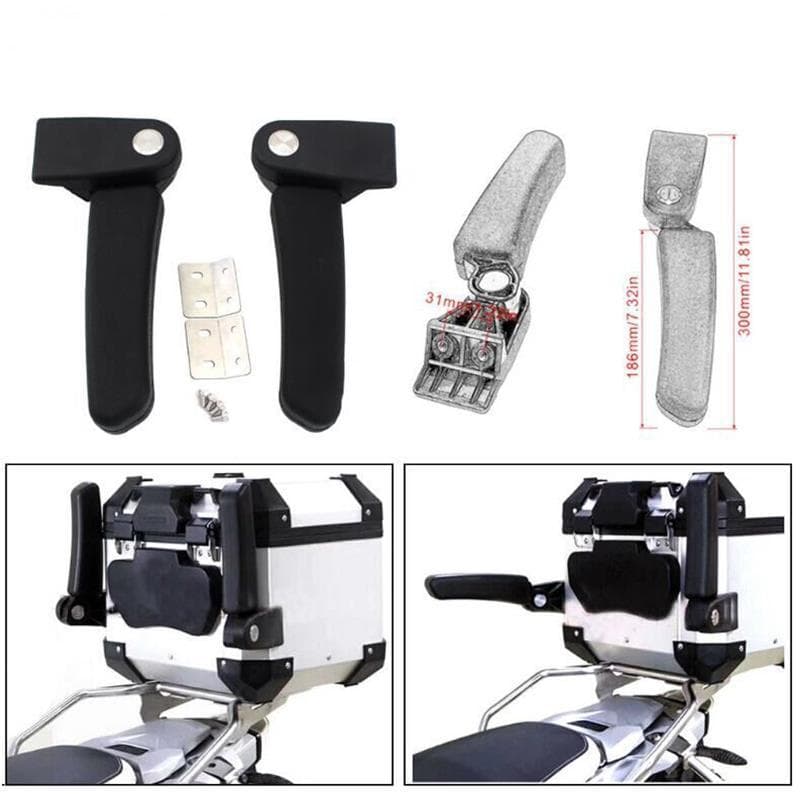Universal motorcycle aluminum alloy passenger armrest R1200GS Tail box armrest special rally car modified armrest