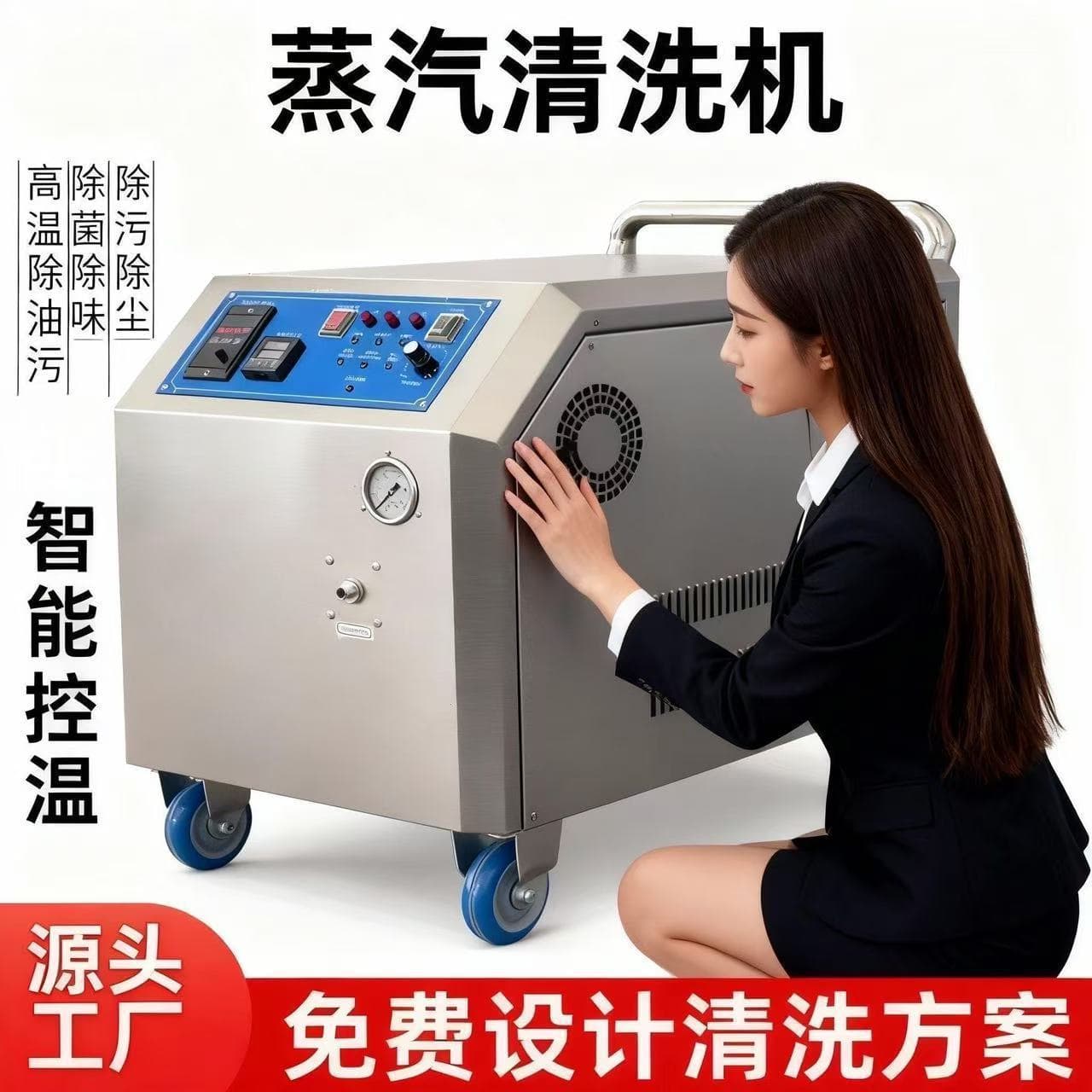 Direct Factory Industrial Steam Cleaner, High-Temperature Batch Cleaning with Instant High-Pressure Heating