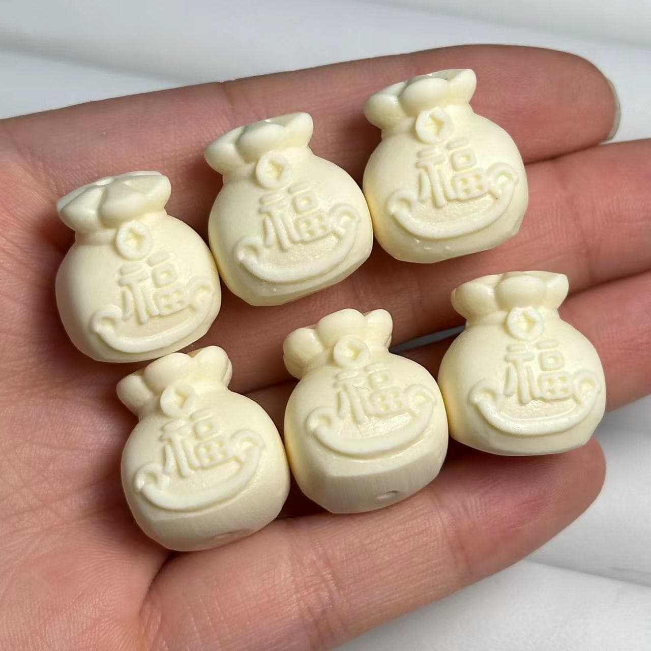 Ivory Fruit Blessing Bag DIY Wenwan Buddha Beads Jewelry Accessories Accessories Bead Bracelet Hand-woven Bracelet Bracelet