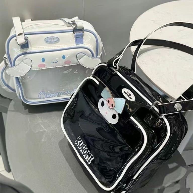 2024 new jade cinnamon dog pain bag jk women's bag commuter bag big ear dog girl handbag shoulder bag