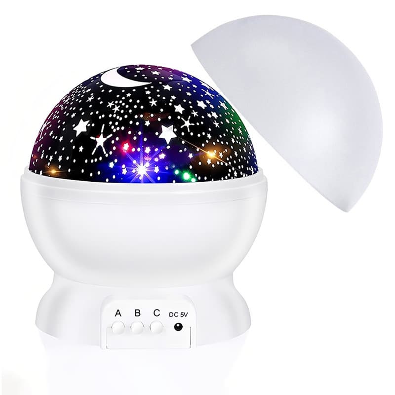 Galaxy Star Projector Light, Colorful Starry Sky Lamp, Bedroom Bedside Night Light, Star Moon Ambient Light, LED Night Light