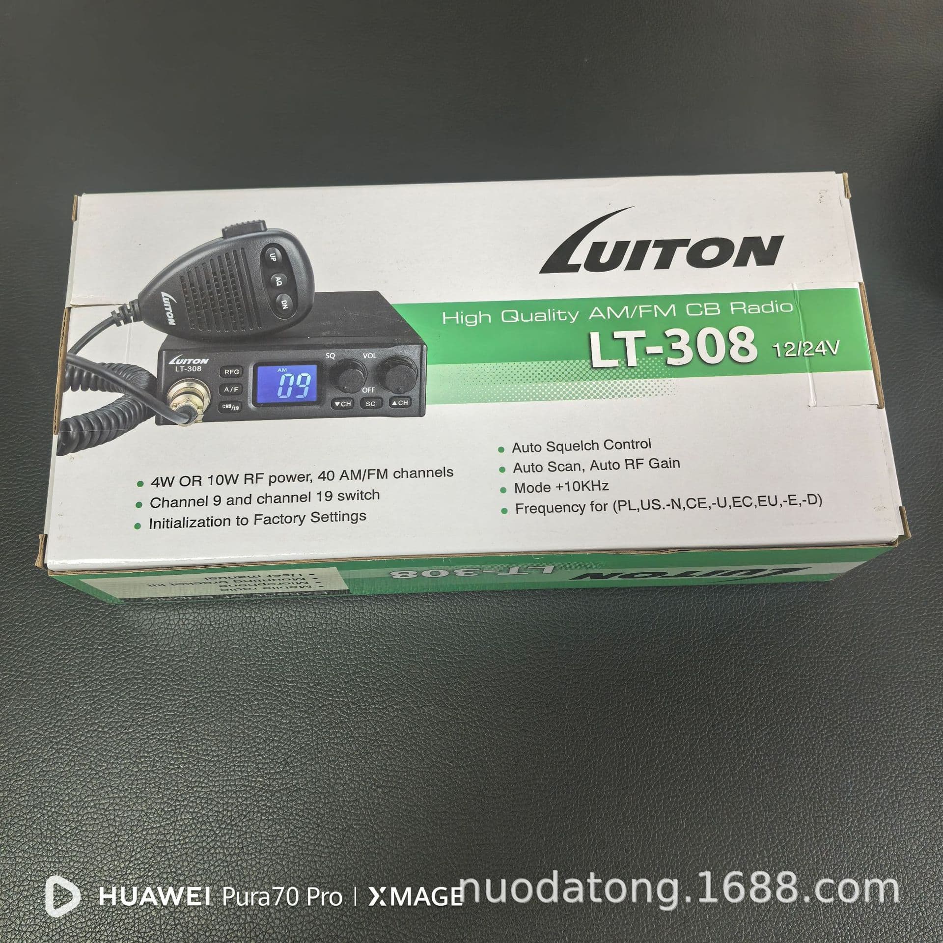 LT-308 Desktop CB Radio for Marine, Ship, Shortwave, Fishing Boat, Vehicle Mount, 27MHz-39MHz Shortwave Transceiver
