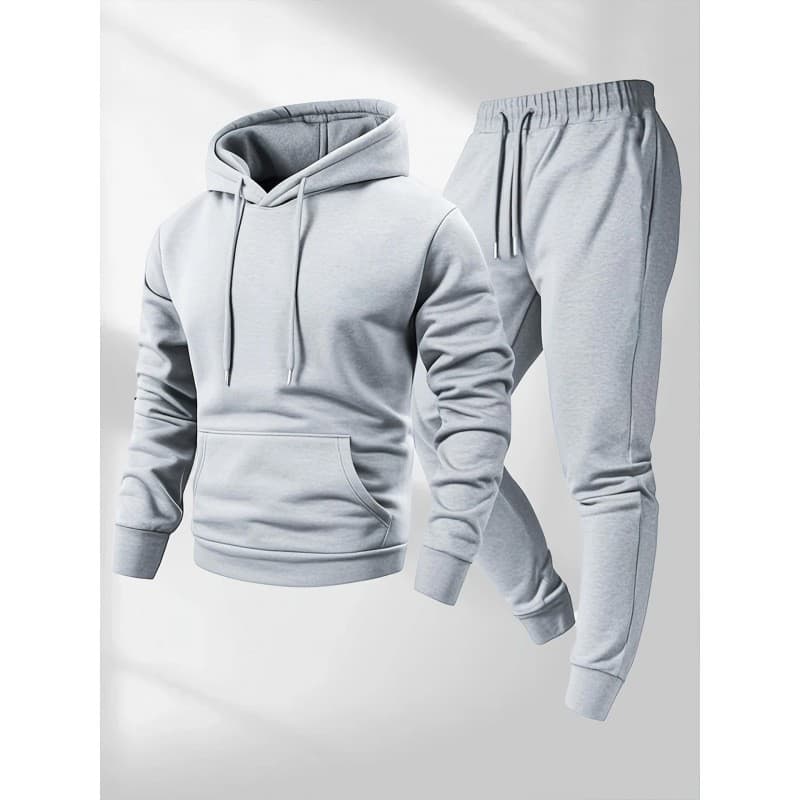 TK Exclusive Hot-Selling Men's and Women's European Size Hoodie and Sweatpants Set JET 250g Fabric Fleece Pullover TM