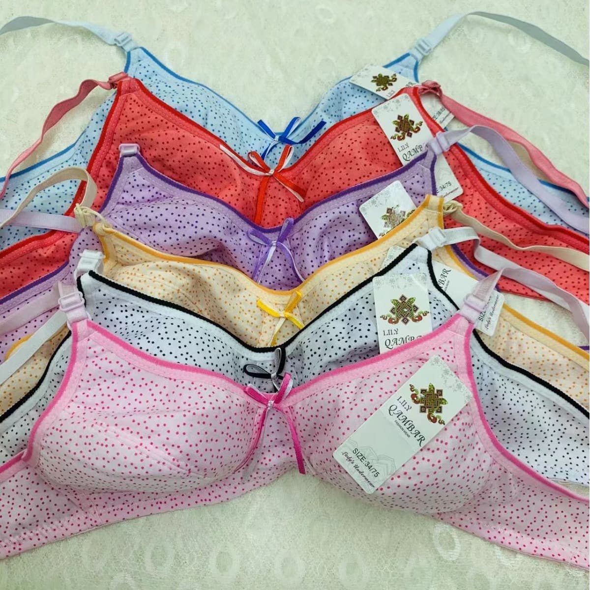 Factory direct sales of new thin cotton underwear for girls, cute and girly style thin cotton underwear for export wholesale.