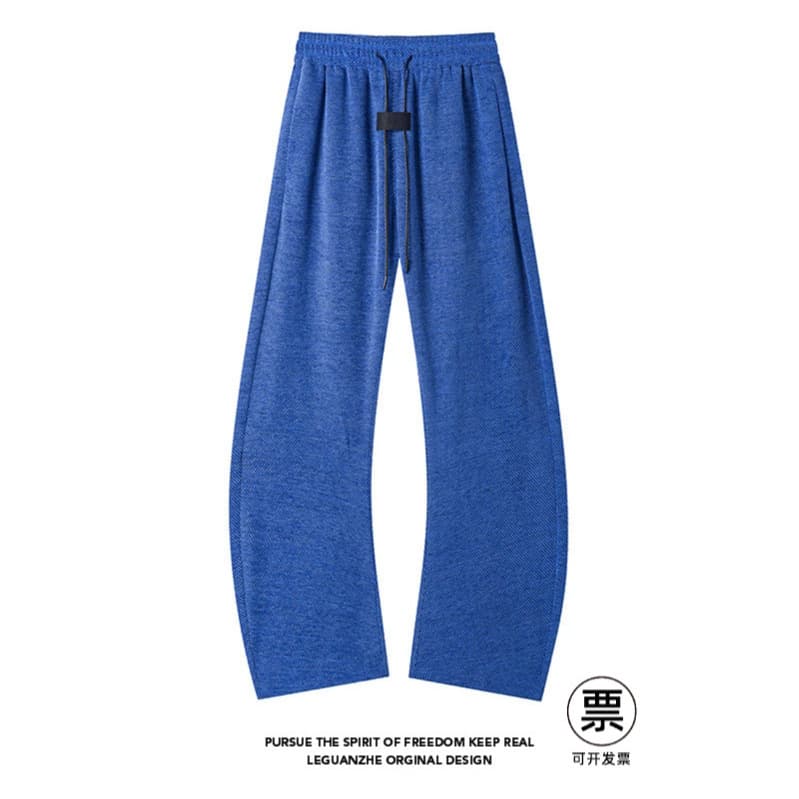2026 Summer and Autumn Linkage White Bottom Black Hole Eye Same Style Scimitar Pants M-5XL HK26835-Special P28
