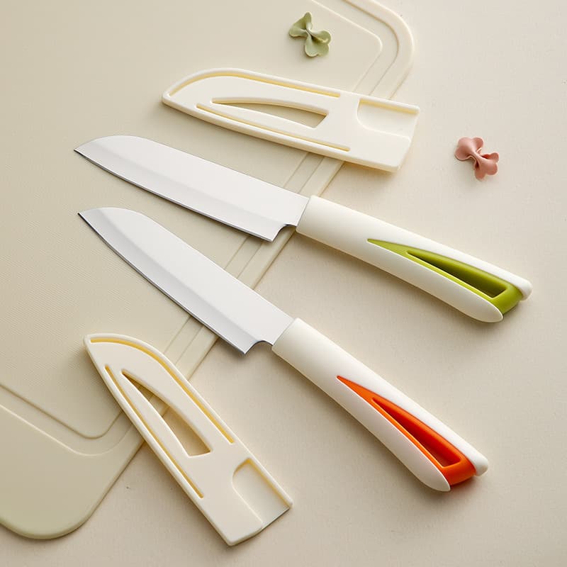Stainless steel folding fruit knife paring knife three-piece set kitchen household potato peeler multi-functional melon peeling knife