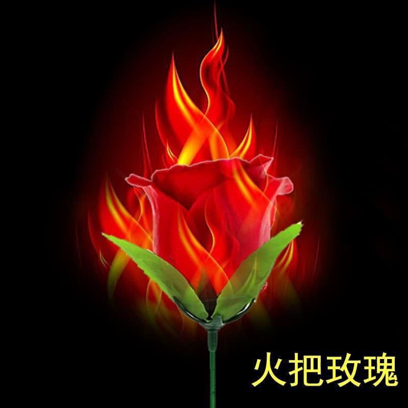 Torch to Rose Magic Prop Set Valentine's Day Proposal Confession Flame Rose TikTok Same Style Toy
