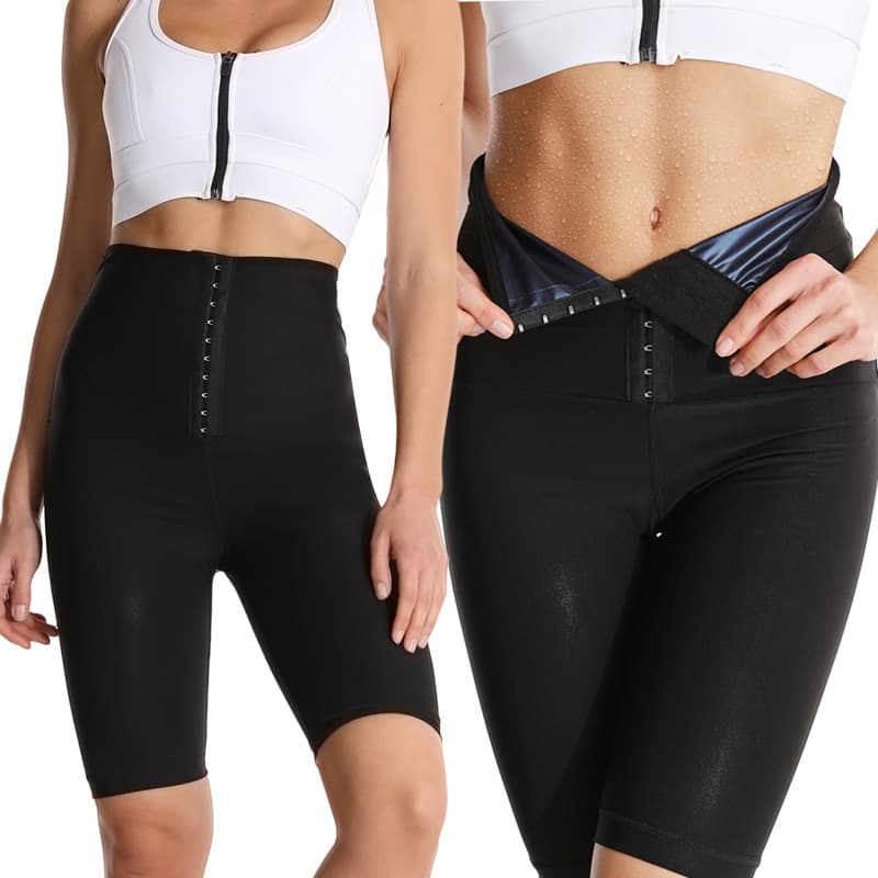 Women's High-Waist Heat-Collecting Fiber Abdomen Slimming Pants Sweat-Promoting Underwear Tummy Control Butt Lifting