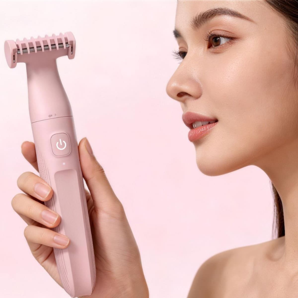 Drop Shipping Five Blade Heads 5-in-1 Private Hair Trimmer Electric Washable USB Charging Nano Hair Remover