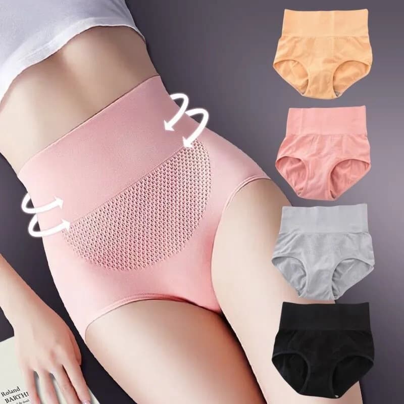Cross-border Women's High-Waist Panties, Shaping & Lifting, Breathable, Seamless, Tummy Control