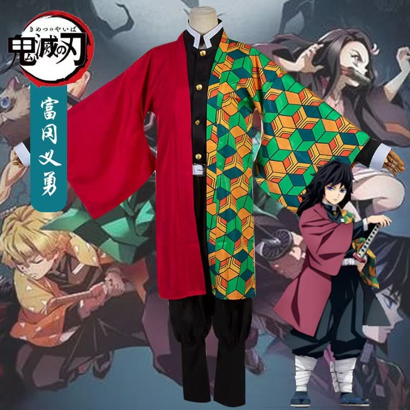 Demon Slayer Kids Adults Cosplay Costume Tanjiro Nezuko Zenitsu Agatsuma Giyu Tomioka Kanae Kocho Butterfly