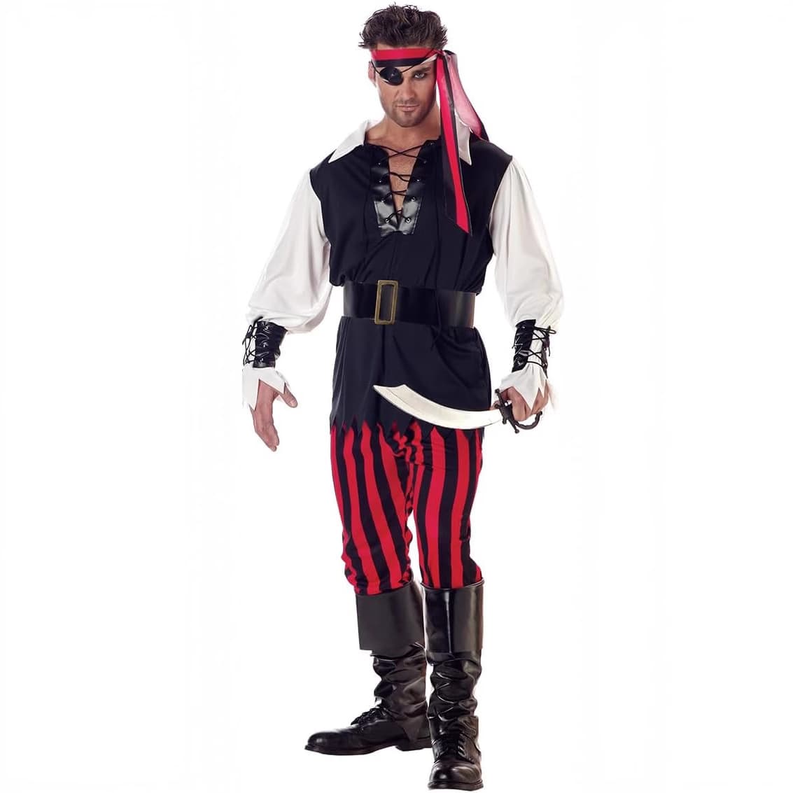Halloween Pirate Costume Stage Performance Outfit Festival Party Pirate Clothing