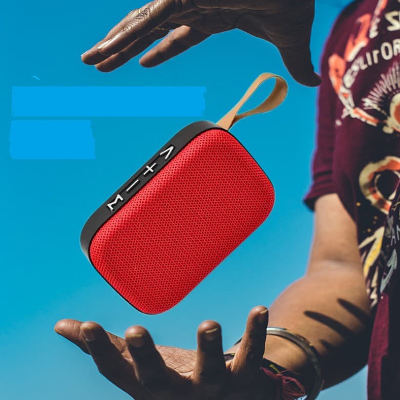 Outdoor Woven Waterproof Portable Wireless Bluetooth Stereo Subwoofer Card Music Player Car Hands-Free