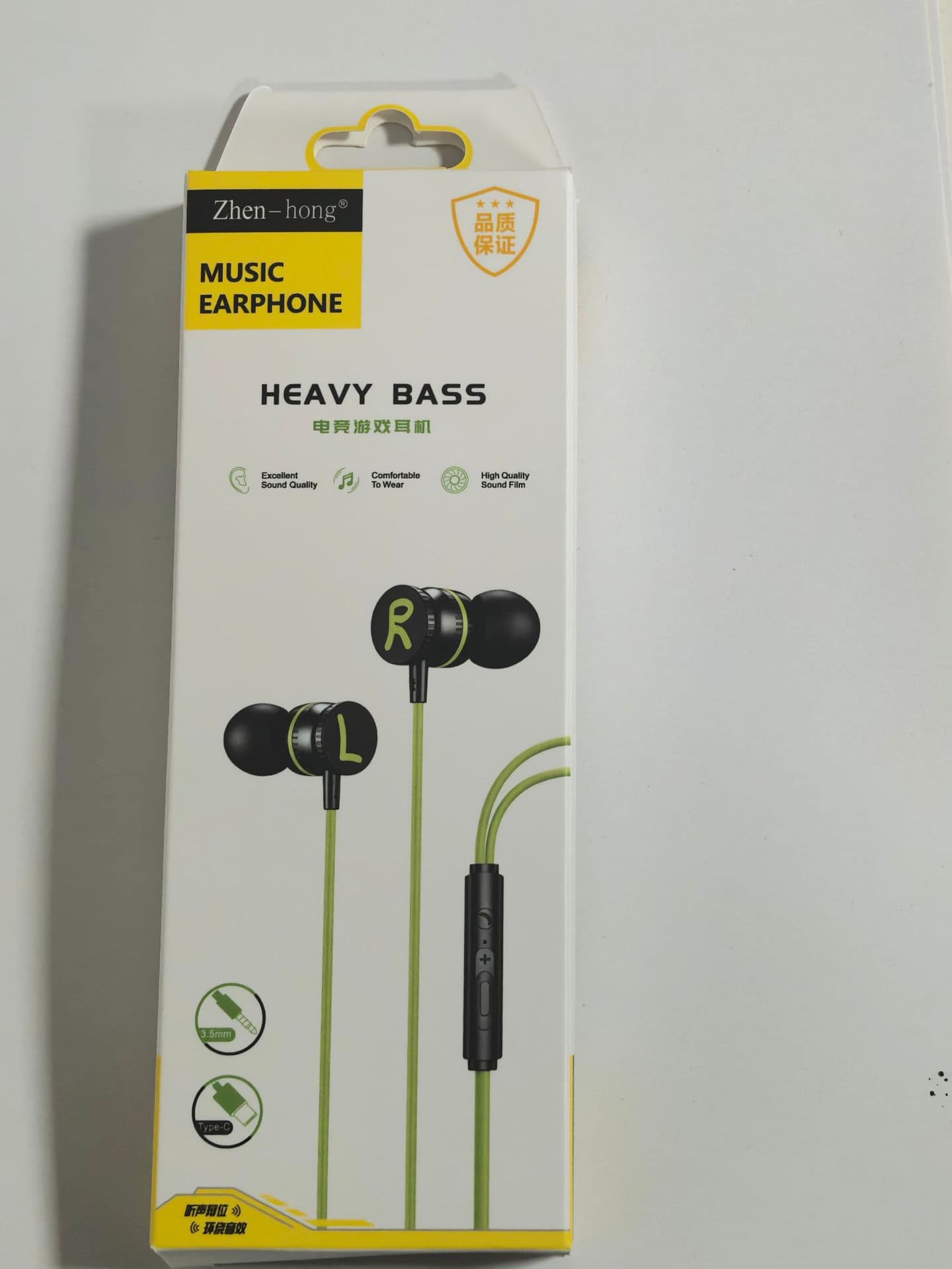 Metal Magnetic Wired Type-C Earphones In-Ear Heavy Bass Phone Inline Control Gaming Digital Chip Earphones