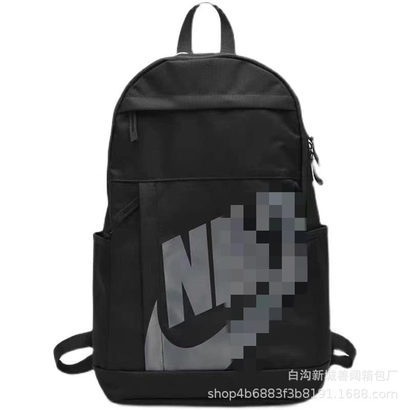 Trendy Letter Print Large Capacity Student Backpack Versatile Multi-layer Laptop Bag Couple Sports Backpack Semi-standard