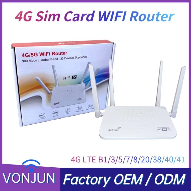 4G WiFi Router LTE 4G Hotspot Mobile Router with SIM Card Slot TYPE-C