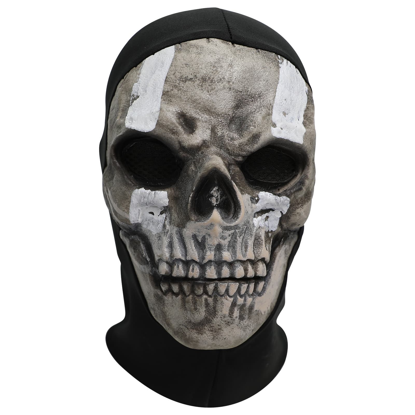 Independent station MWII Call of Duty Ghost Skull Mask Latex Headgear 2022 Role Playing Venue Props