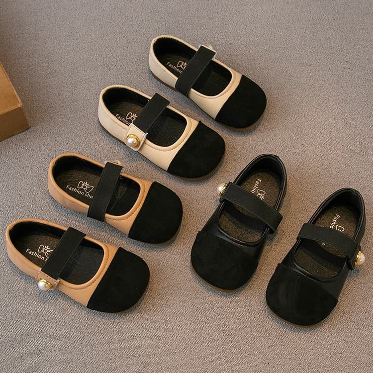 Girls' Shoes 2024 Summer New Style Little Girl Comfortable Mary Jane Small Leather Shoes Baby's All-match Single-layer Shoes Stylish