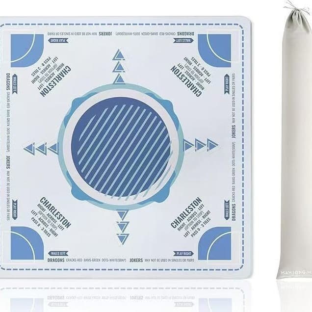 New Chinese Mahjong Table Mat Diatom Mud Water-Absorbent Tablecloth, Durable, Stain-Resistant, Easy to Clean, Quick-Drying, Non-Slip Table Mat