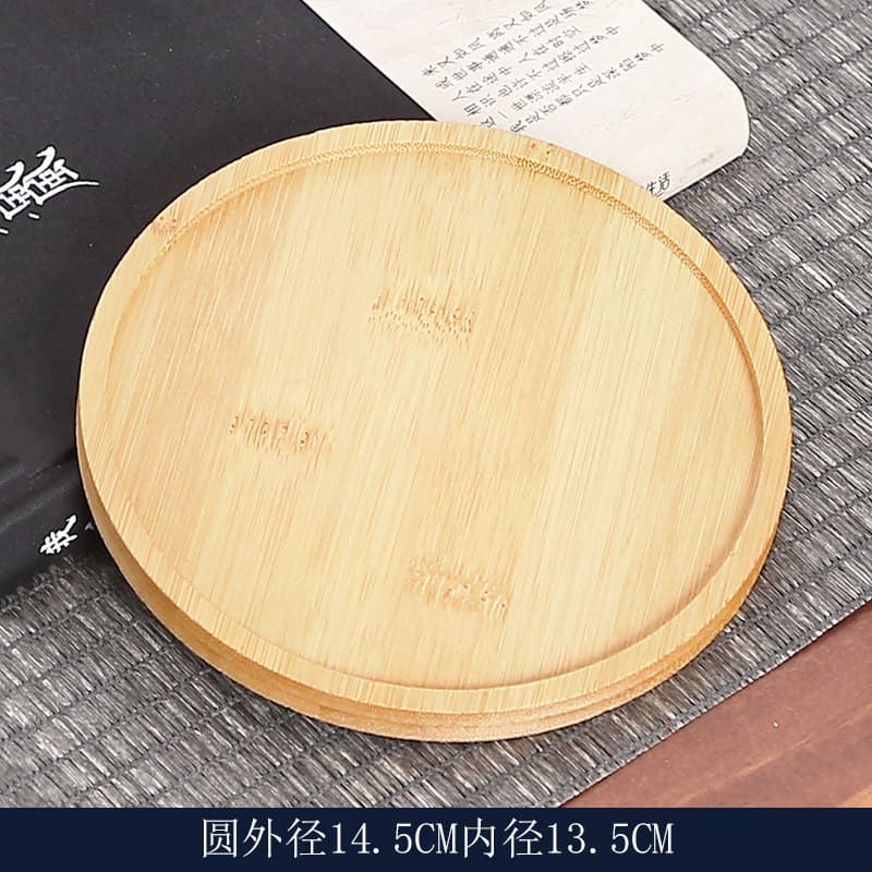 Bamboo Wood Tray Kids Set Cross-border Coaster DIY Base Succulent Mosaic Coaster Making Lowest Price Online
