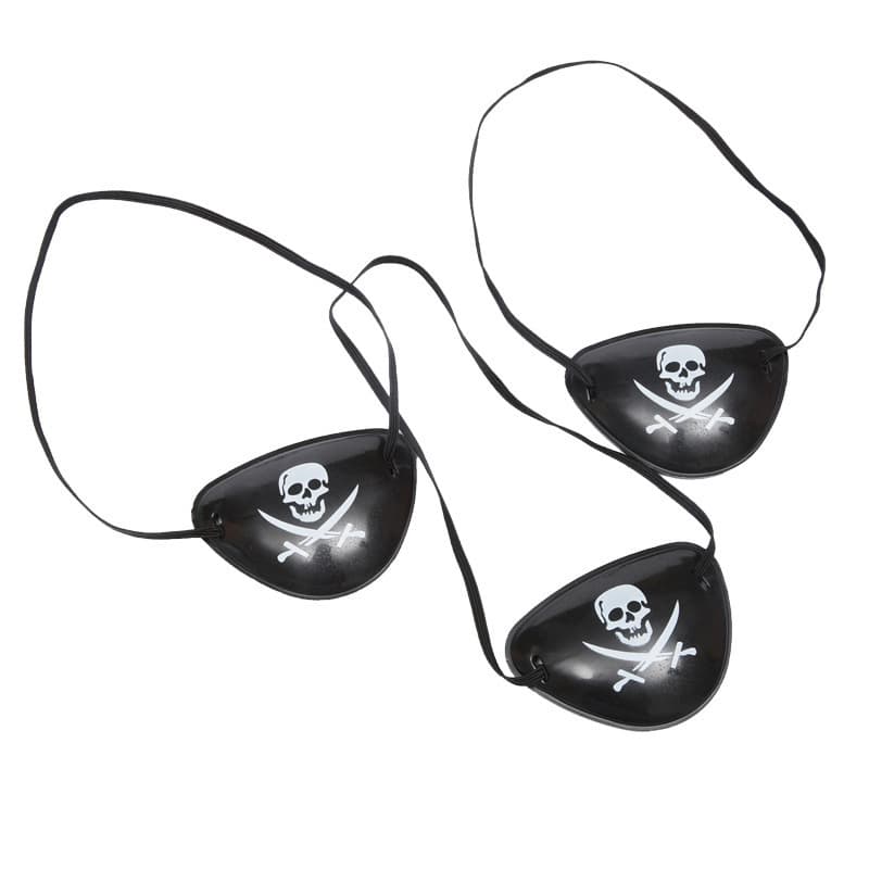 New Halloween single eye mask pirate eye mask one-eyed dragon skull picture pirate toy eye mask costume props
