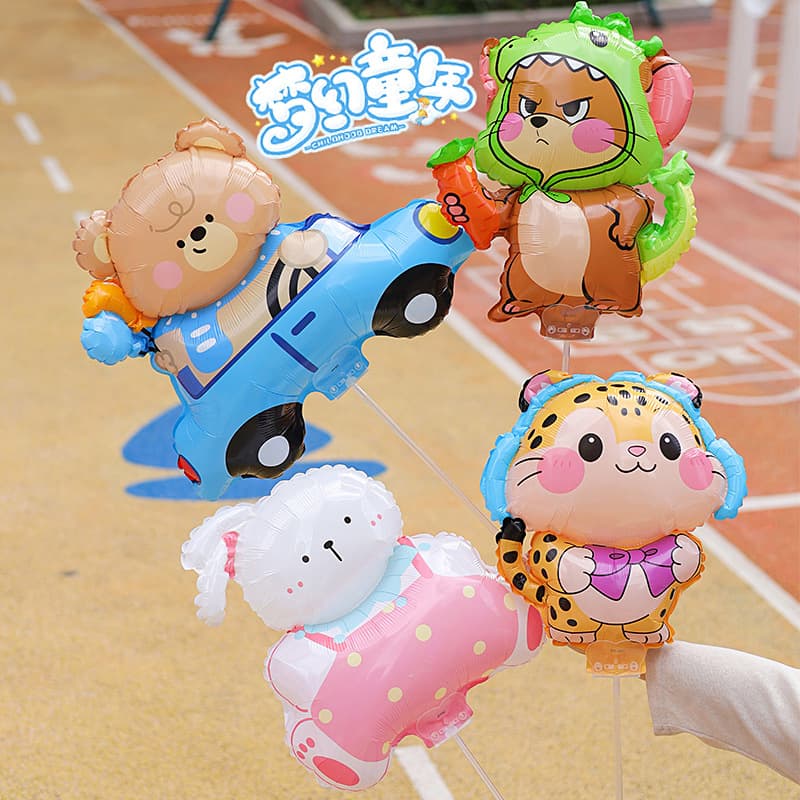 Duoyang New Large Clip Balloon Cartoon Aluminum Film Clip Balloon Children's Cartoon Clip Balloon Street Stall Balloon