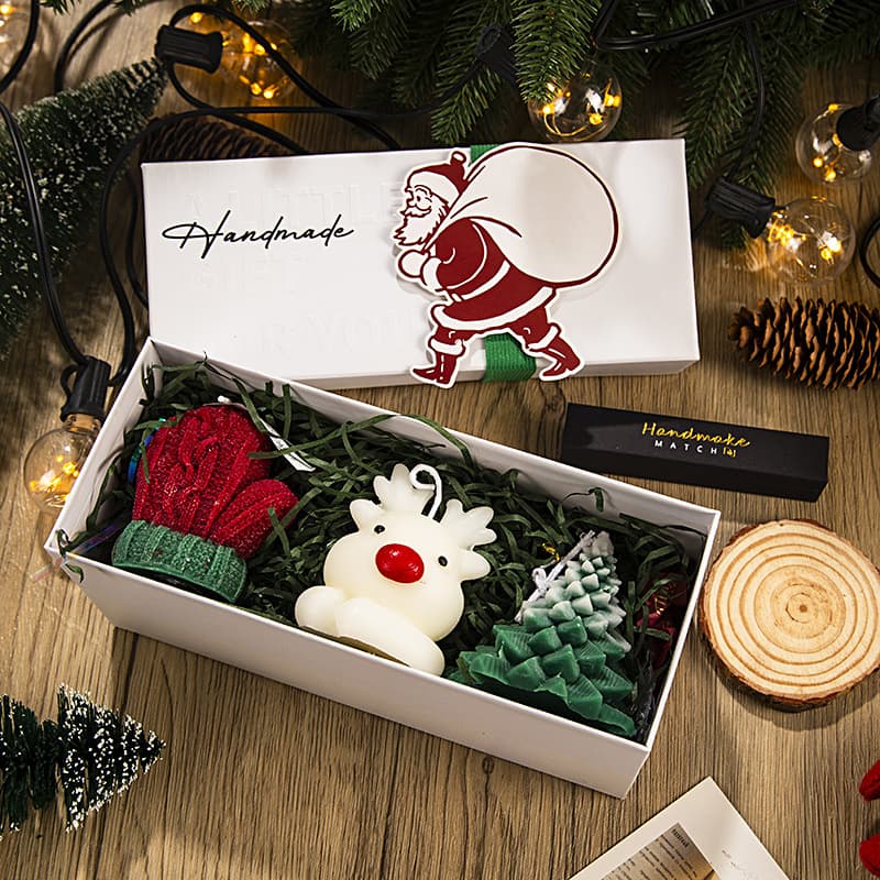 Christmas Aromatherapy Candle Gift Set Souvenir Creative Shaped Candle Home Decoration Fragrance