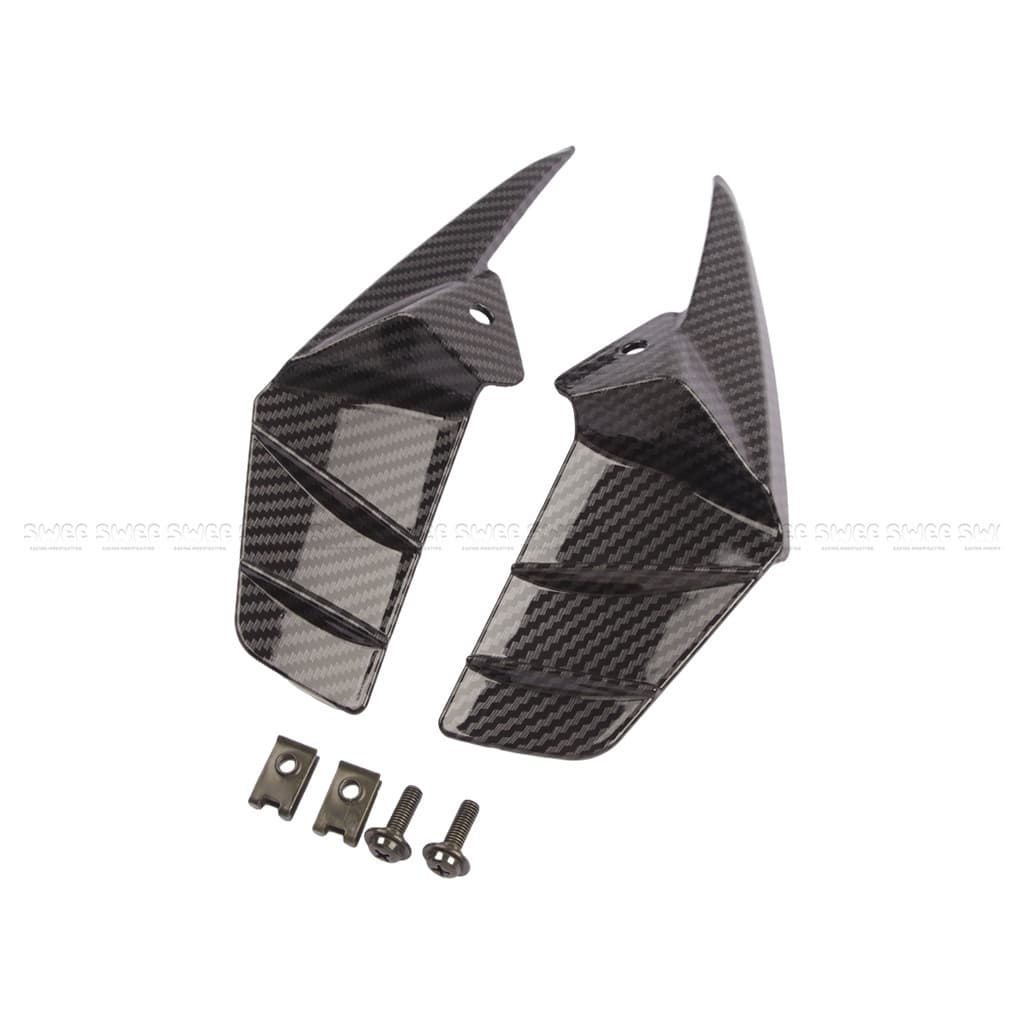 Suitable for Yamaha NVX155 modified water transfer fixed wind wing plastic body shell carbon fiber pattern shell AEROX155