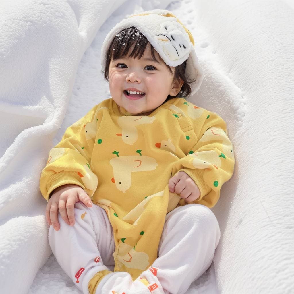 Baby Romper Cartoon Bodysuit Baby Autumn Winter Crawling Suit Newborn Animal Wrap Romper Long Sleeve