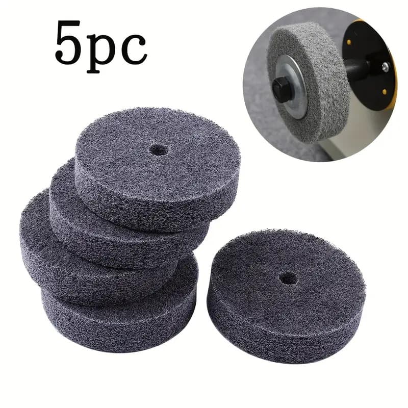 3-inch fiber wheel bench grinder dedicated nylon polishing wheel non-woven wheel grinding wheel nylon wheel bench grinding wheel