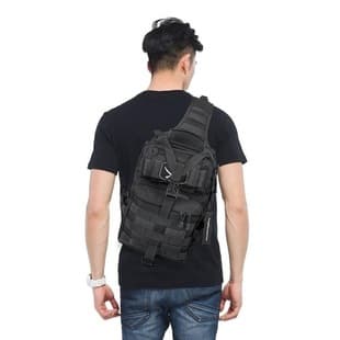 Outdoor Leisure Travel Crossbody Sling Backpack Hiking Cycling Multi-functional Tactical Chest Bag iPad Commuter Bag