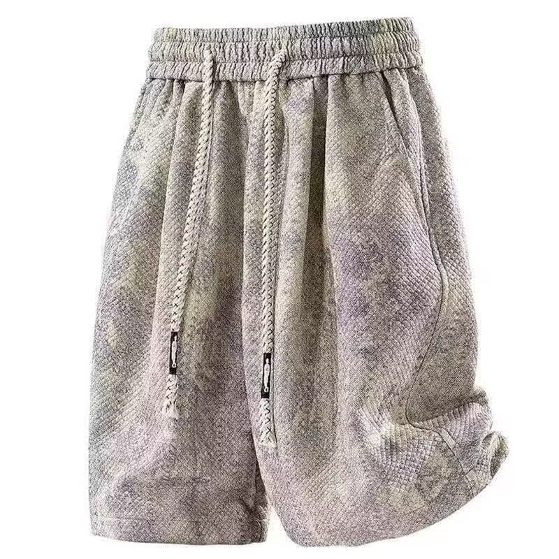 American Tie-Dye Casual Shorts Men Women Quick-Dry Sports 5-Inch Shorts Trendy Loose Wide-Leg Plus Size Summer