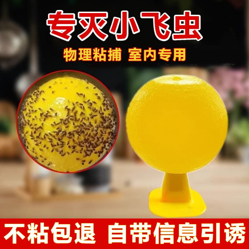 Vertical fruit fly trap ball, sticky insect ball, fruit shop kitchen sticky insect ball, small flying insect trap, fruit fly trap