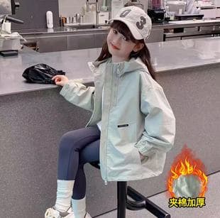 High-Quality Original Design Three-Color Windbreaker Jacket 2025 Girls New Autumn Outerwear