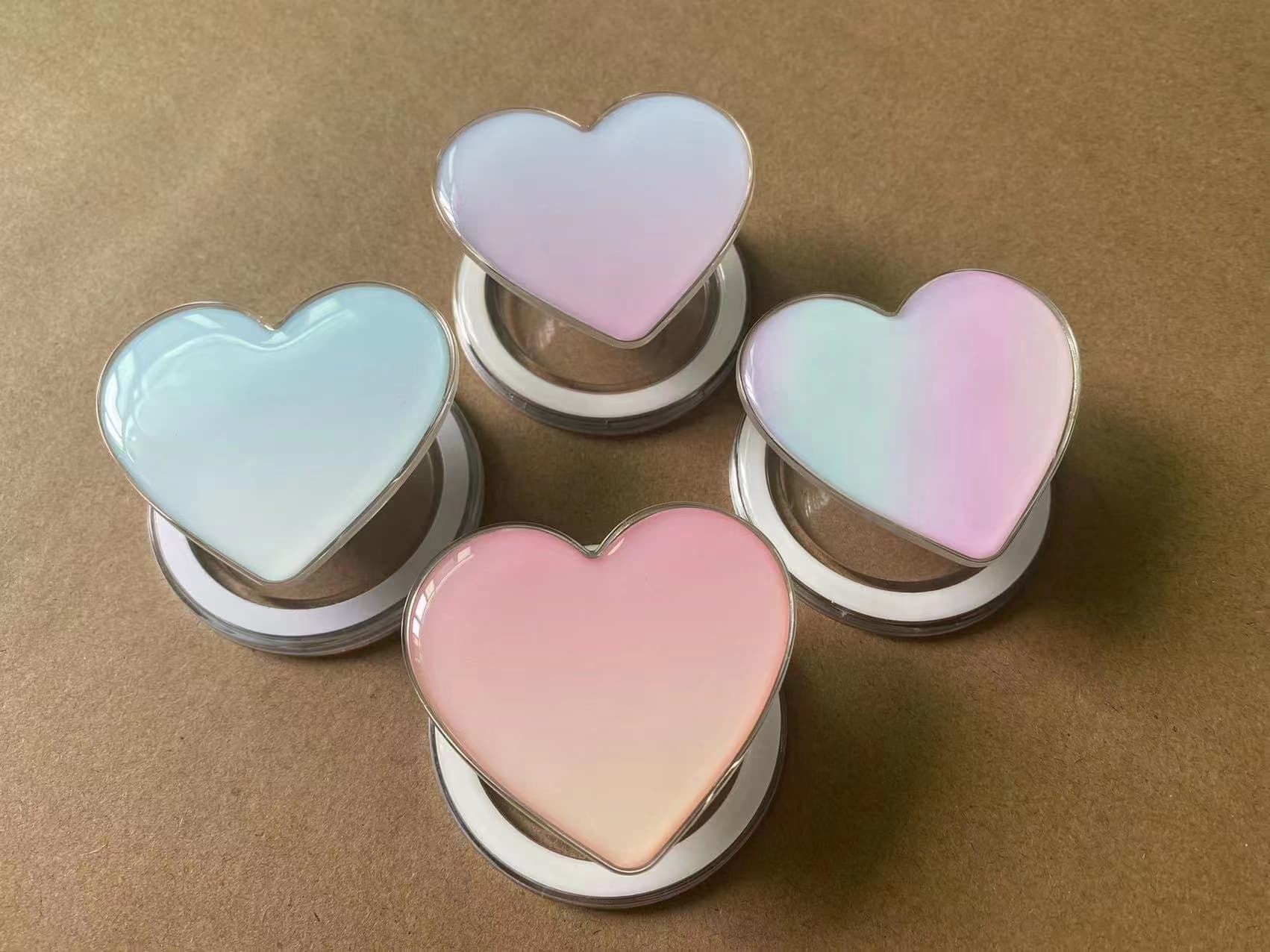 Magnetic Detachable Love Macaron Color Air Cushion Foldable Lazy Phone Stand