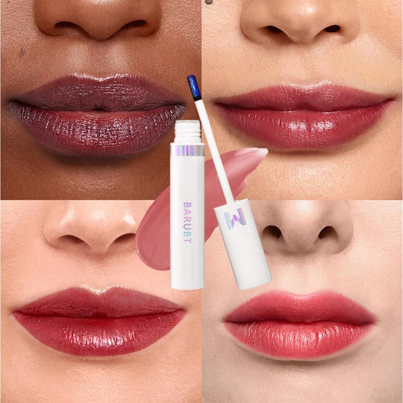 Barubt Peel-Off Lip Gloss, Long-Lasting, Waterproof, Non-Staining, Non-Sticky, Matte Finish Lip Glaze