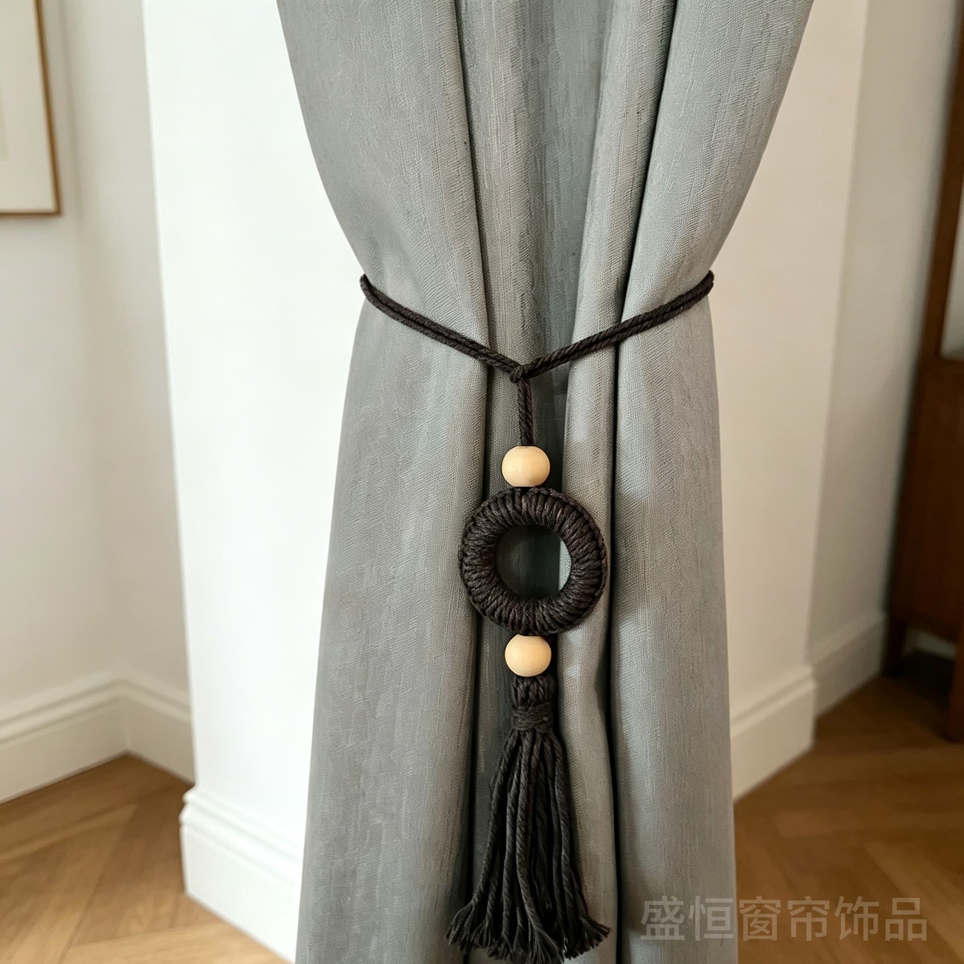 Home Decorative Hanging Ornament Nordic Curtain Tieback with Tassel - Exquisite Hanging Rope