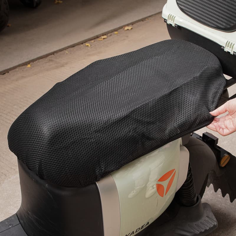 Electric vehicle sun protection seat cushion cover net four-season universal battery vehicle seat cushion cover thickened dustproof motorcycle seat cushion