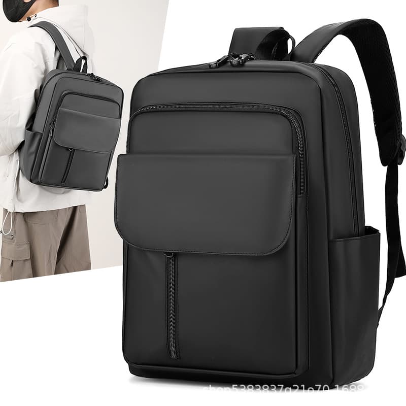 New niche design backpack, large capacity, scratch-resistant, wear-resistant, fashionable, simple, commuting, fashionable, student casual backpack